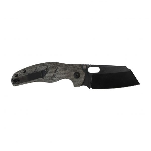Kizer Sheepdog C01C V4488BC1 gray-black knife, leather