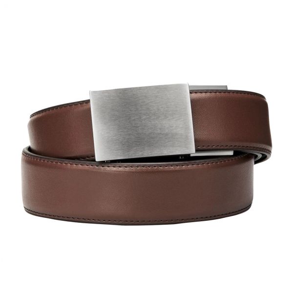 KORE Essentials X4 leather brown trouser belt