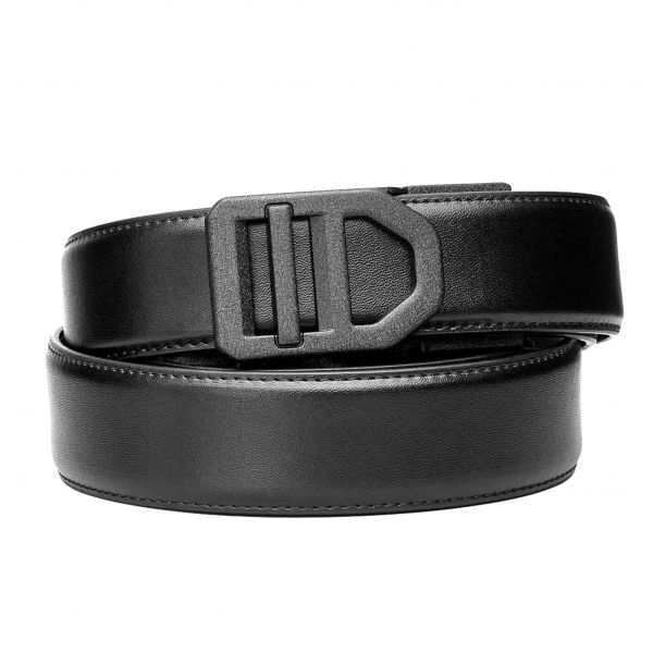 KORE Essentials X5 leather trouser belt black