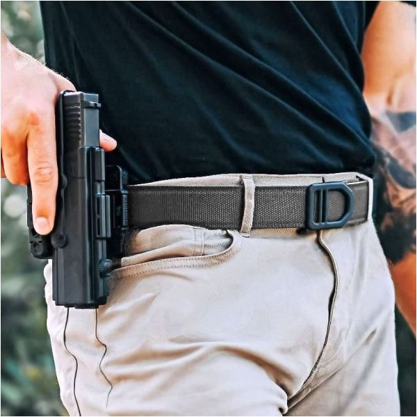 KORE Essentials X5 plastic grey trouser belt