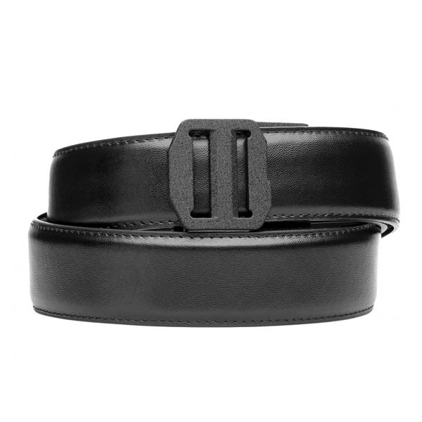 KORE Essentials X7 leather trouser belt black