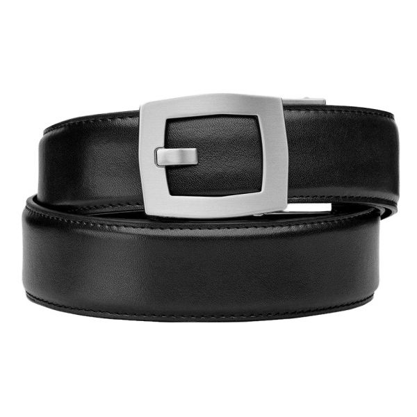 KORE Essentials X8 leather trouser belt black