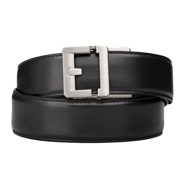 KORE Essentials X9 leather trouser belt black