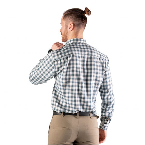 Koszula męska Tagart Malmo w niebiesko-białą kratkę