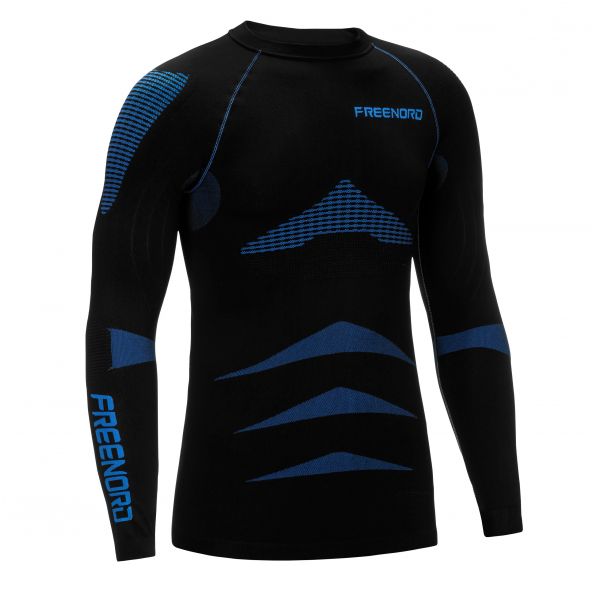 Koszula termoaktywna męska FreeNord EnergyTech Evo czarno-niebieska