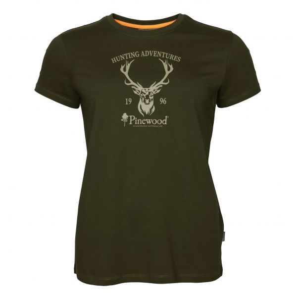 Koszulka damska Pinewood Red Deer zielona