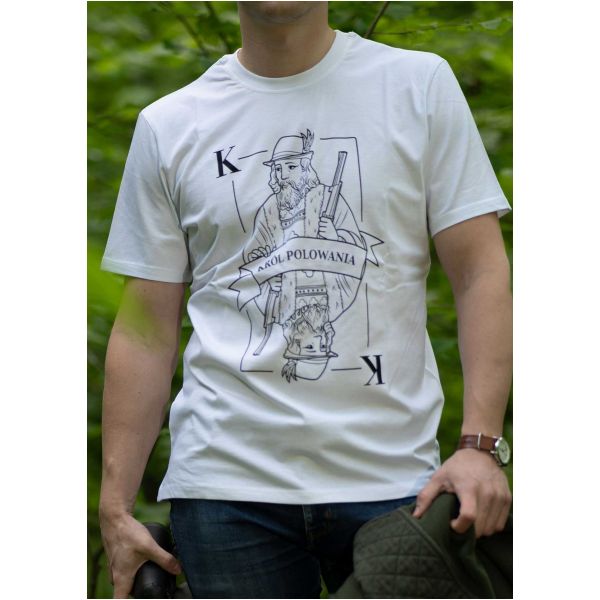 Koszulka męska dla myśliwego Ambasada Łowiectwa "Król polowania"