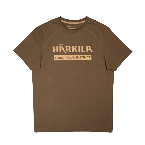 Koszulka męska Härkila logo dwupak Antique sand / Dark olive