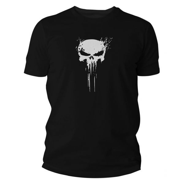 Koszulka męska TigerWood Punisher czarna