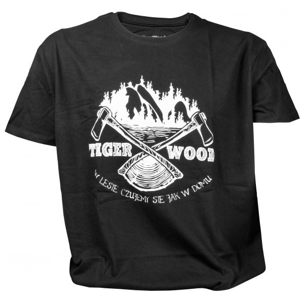 Koszulka męska TigerWood Two Axes czarna