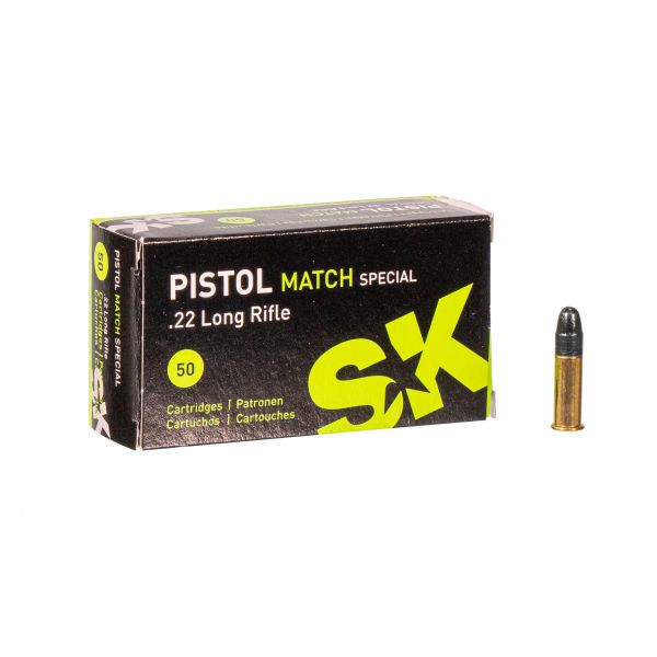 Lapua .22 LR SK Pistol Match SPEC 2.59gr ammunition