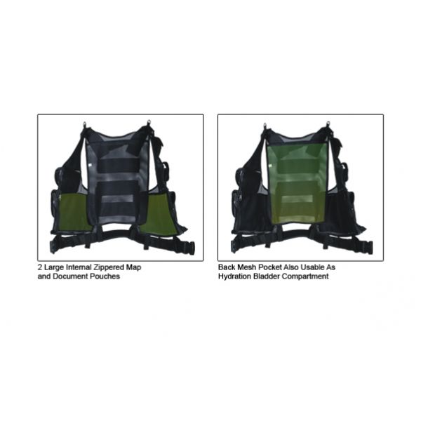 Leapers tactical vest with holsters