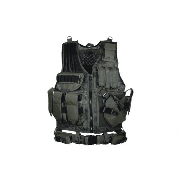 Leapers tactical vest with holsters