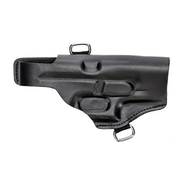 Leather holster for Glock 19 pistol