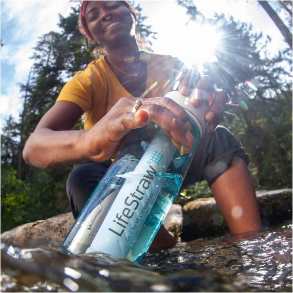 LifeStraw Go clear water filter bottle 650