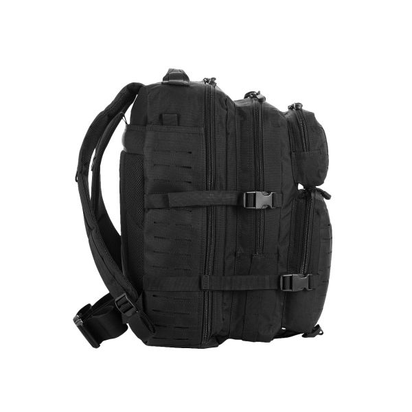 M-Tac Large Assault Pack Laser Cut Backpack Black