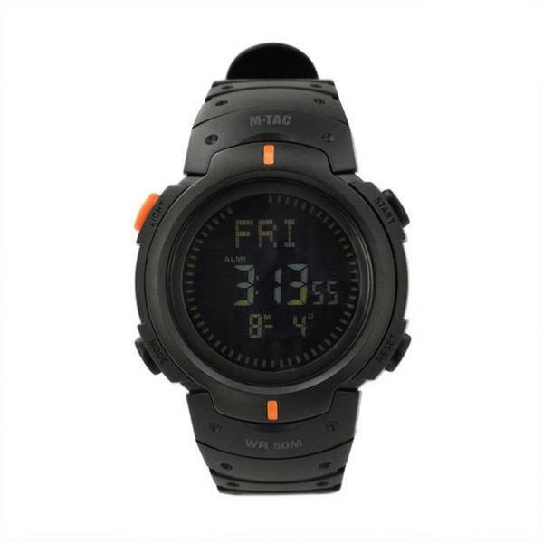 M-Tac tactical watch with compass black
