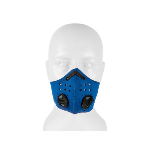 Marathon anti-smog neoprene mask blue