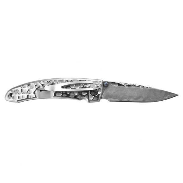 Mcusta Tsuchi silver folding knife
