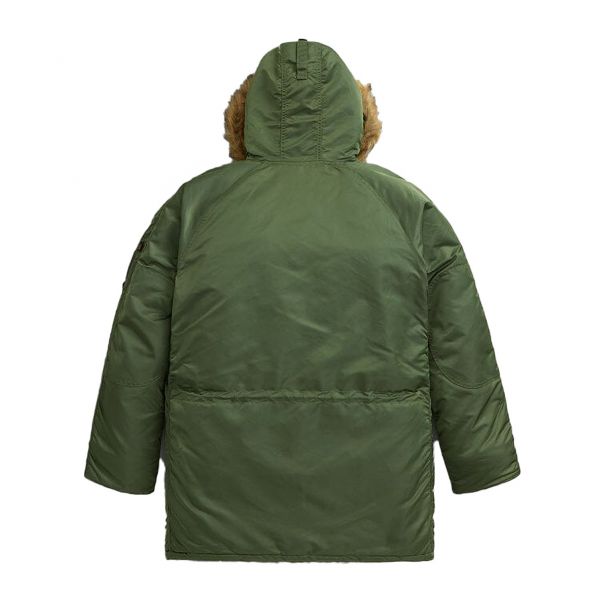 Men's Alpha N3B green jacket