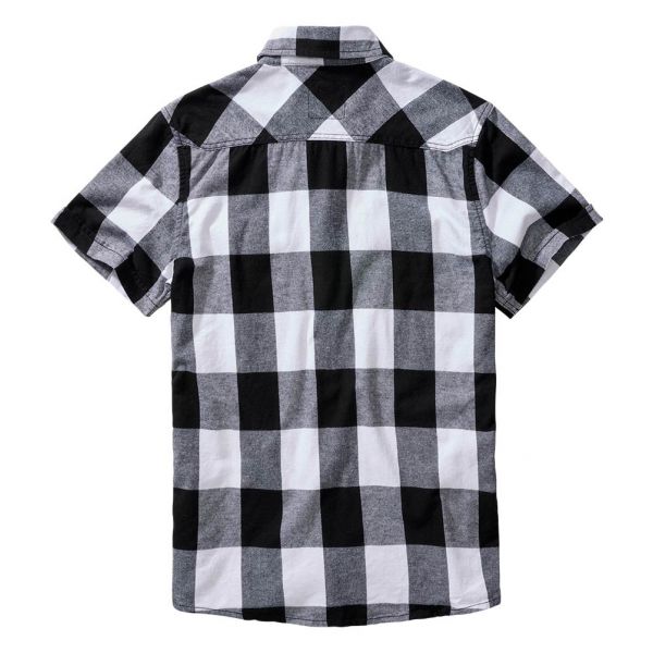 Men's Brandit Check short sleeve shirt black/bi