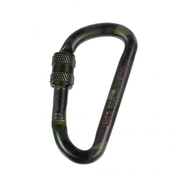 Mil-Te 60 mm camouflage carabiner 1 piece.