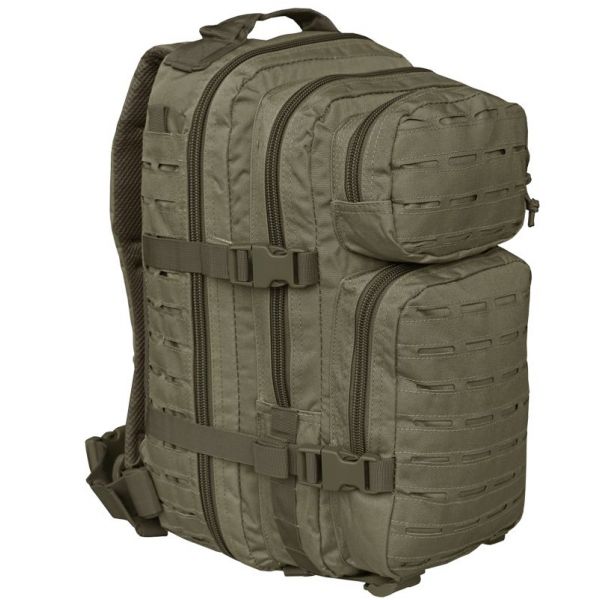 Mil-Tec Assault laser backpack 42x20x2 olive 14002601