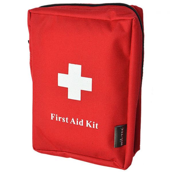 Mil-Tec first aid kit large 19x14x6.5 red 16027000