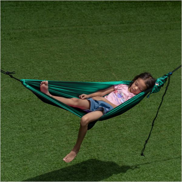 Mini hammock TTTM 150x140cm green