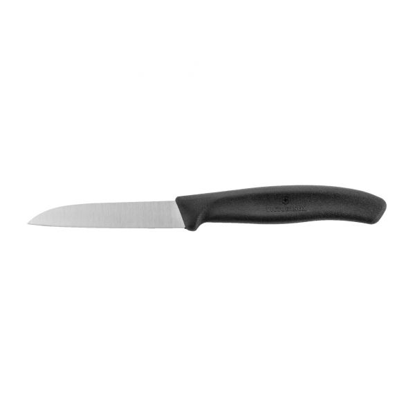 Nóż do jarzyn Victorinox 6.7403 gładki, czarny