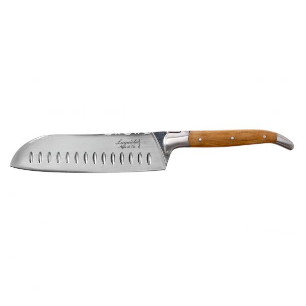 Nóż Laguiole Santoku Olive z deską do krojenia