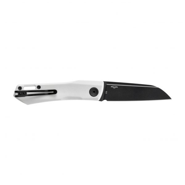 Nóż Real Steel RSK Solis Lite biało-czarny, składany