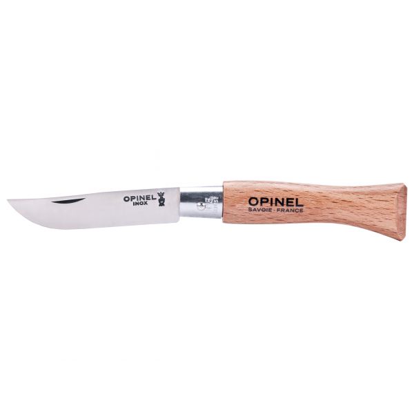 1 x Nóż składany Opinel 5 inox buk