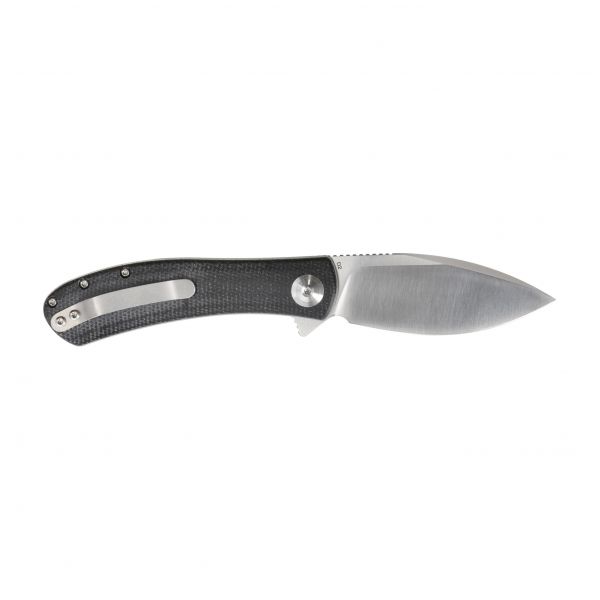 Nóż składany Trollsky Knives Mandu czarny/stalowe ostrze, wersja limitowana