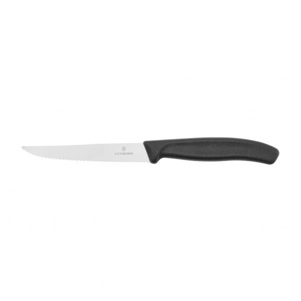 Nóż stekowy Victorinox 6.7233.20 ząbkowany, szpiczasty, czarny