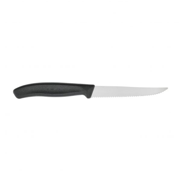 Nóż stekowy Victorinox 6.7233.20 ząbkowany, szpiczasty, czarny