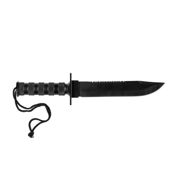 Nóż taktyczny Foxter Rambo zestaw survivalowy 35,5 cm + rzutka