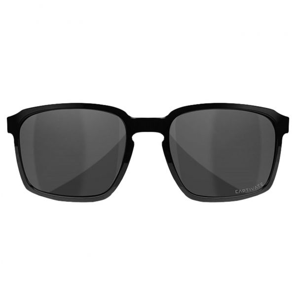Okulary polaryzacyjne Wiley X Alfa AC6ALF08 Captivate smoke grey, czarne oprawki