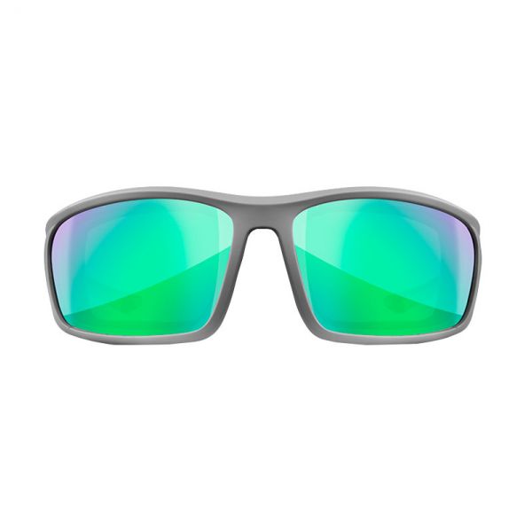 Okulary polaryzacyjne Wiley X Grid Captivate CCGRD07 green mirror, popielate oprawki