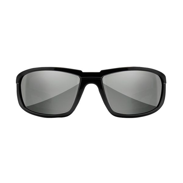 Okulary taktyczne Wiley X Boss CCBOS06 grey silver flash, czarne oprawki