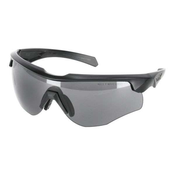 Okulary taktyczne Wiley X Rogue 2852 grey / clear / rust, czarne oprawki