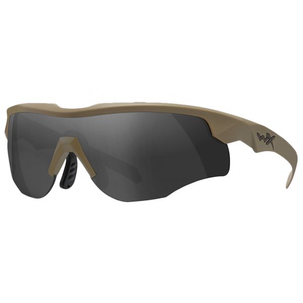 Okulary taktyczne Wiley X Rogue Comm grey / clear / light rust, jasnobrązowe oprawki