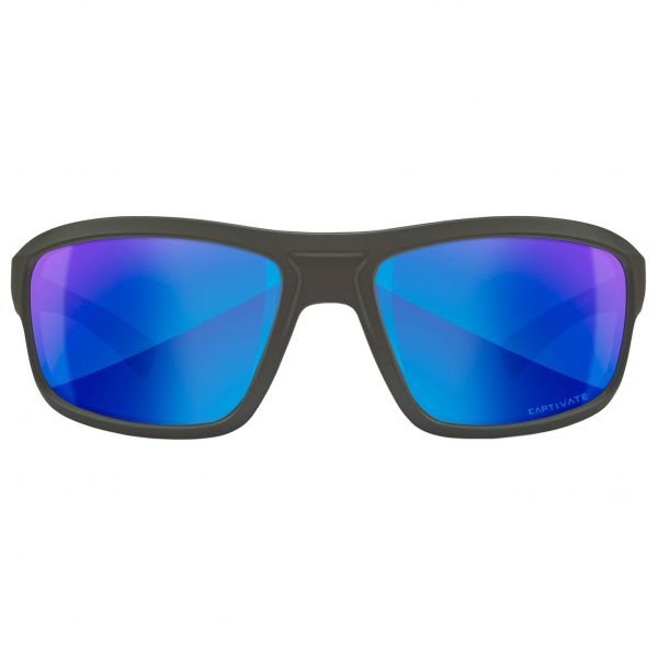 Okulary Wiley X Contend Captivate ACCNT09 blue mirror, grafitowe oprawki