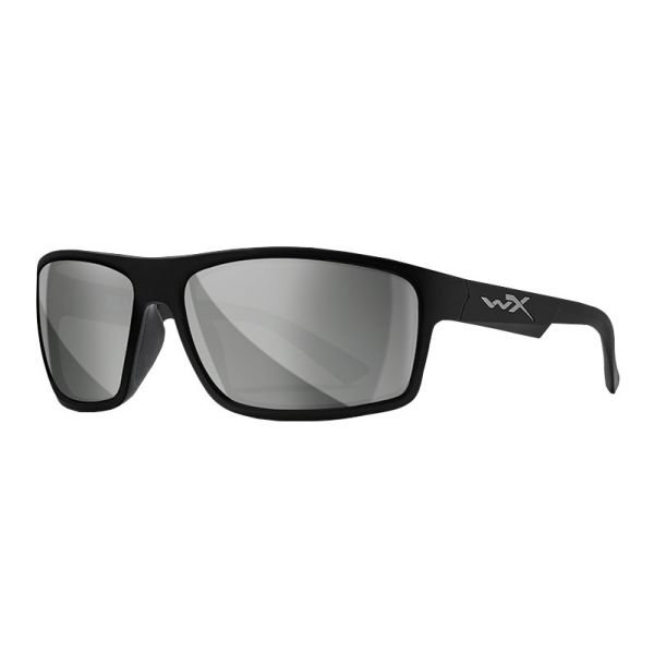 Okulary Wiley X Peak ACPEA06 grey, silver flash, czarne oprawki