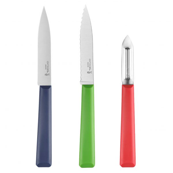 Opinel Essentials Trio kitchen knife set