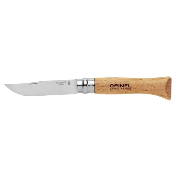 Opinel knife 10 inox beech