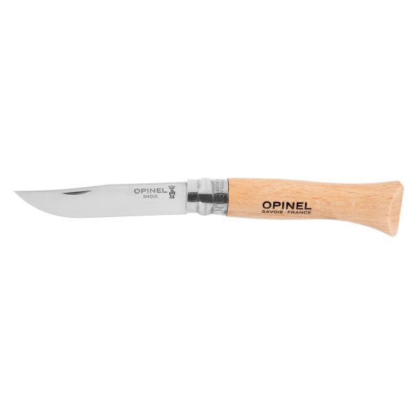 Opinel knife 6 inox beech