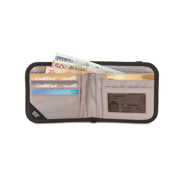 Pacsafe RFIDsafe V100 anti-theft wallet black