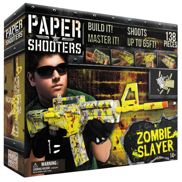 Paper Shooters Zombie Slayer rifle set