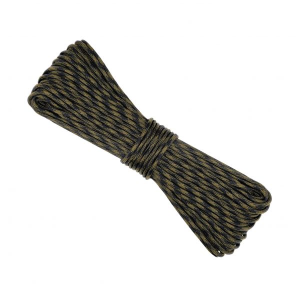 Paracord EDCX 550 Type III 30 m black forest rope